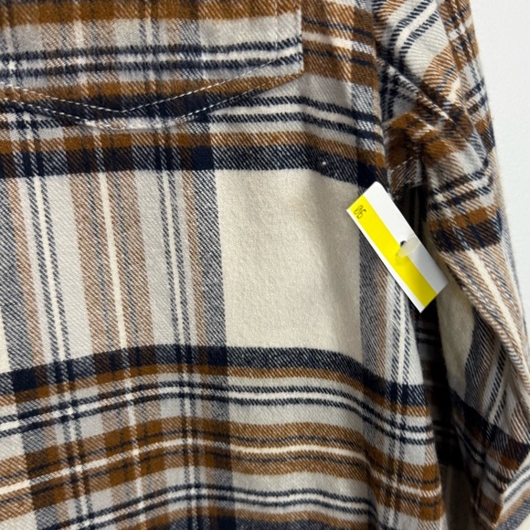 NEW Cactus Man Ricky Singh Hooded Button Up Shirt Mens XL Multicolor Plaid NWOT - Picture 4 of 12